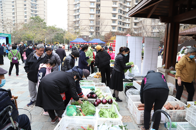 垃圾分類科普進社區，綠色生活與農副產品銷售同繪美好家園